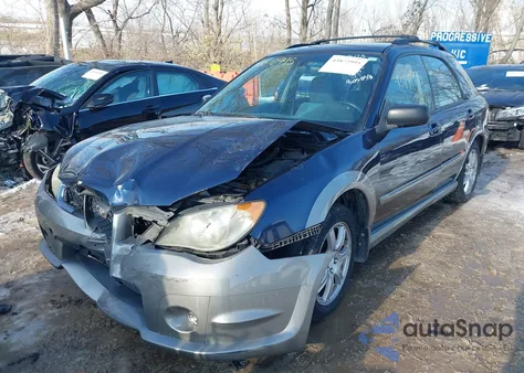 2006 Subaru Impreza Outback Sport z USA, uszkodzony, nr VIN JF1GG68636H805058